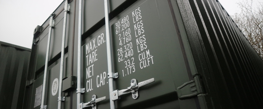 20 ft standard shipping container dimensions