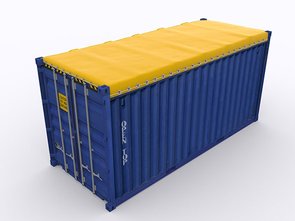 40 ft open top shipping container dimensions